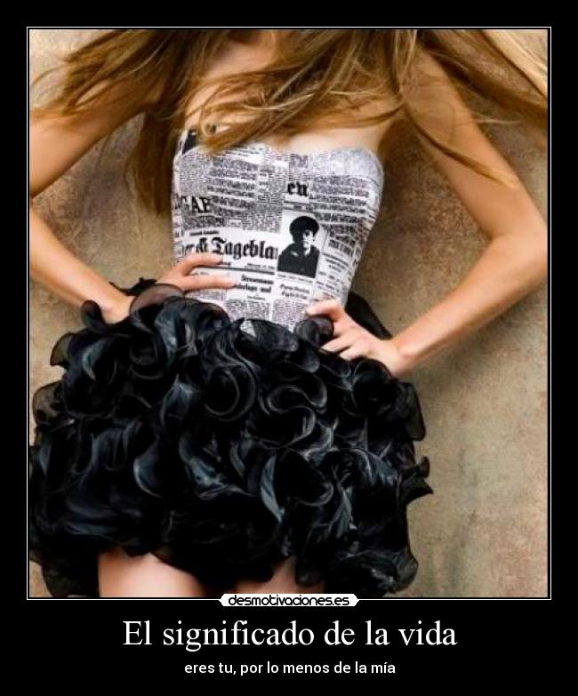 El significado de la vida - 