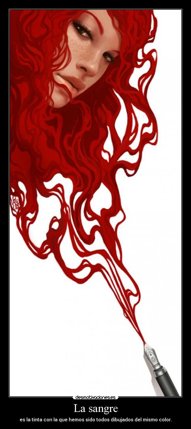 carteles sangre tinta mismo color igualdad desmotivaciones