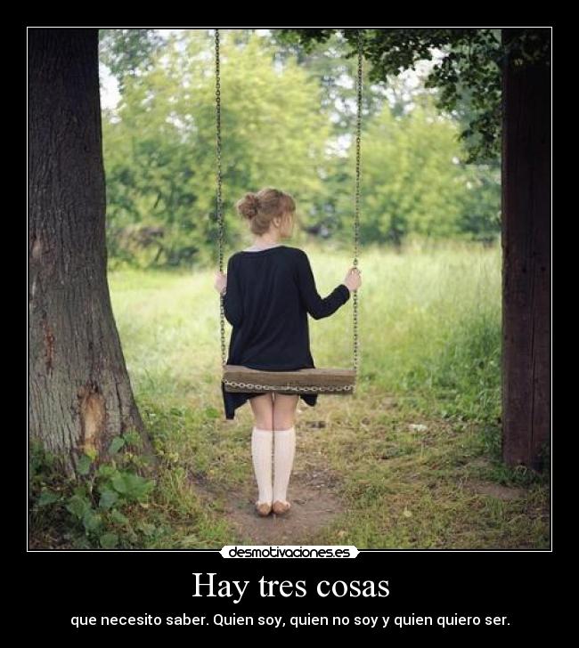 Hay tres cosas - 