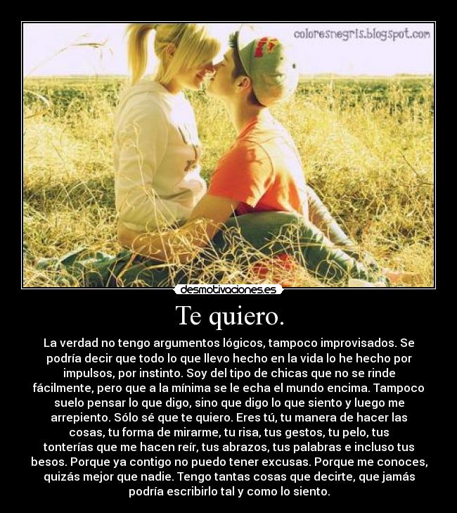 Te quiero. - 