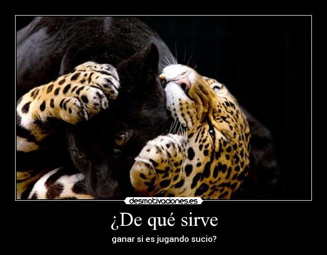 ¿De qué sirve -