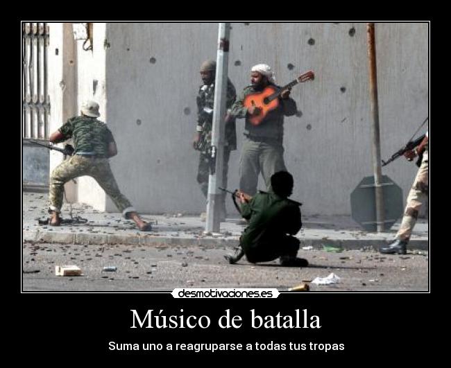 Músico de batalla - Suma uno a reagruparse a todas tus tropas