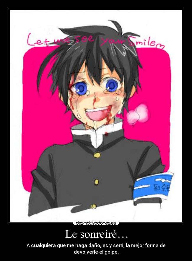 carteles medakabox kumagawamisogi sonrisa desmotivaciones