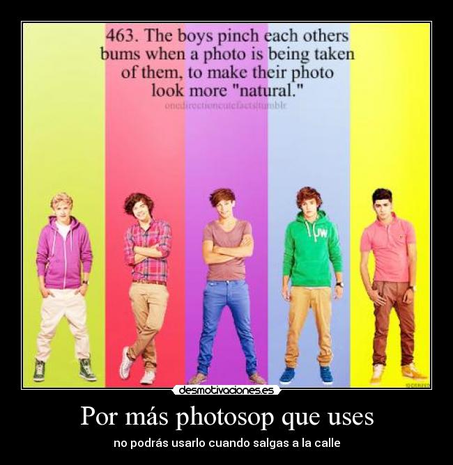 Por más photosop que uses -