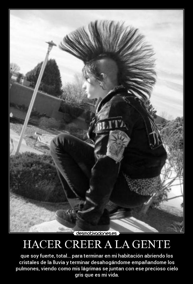 HACER CREER A LA GENTE -