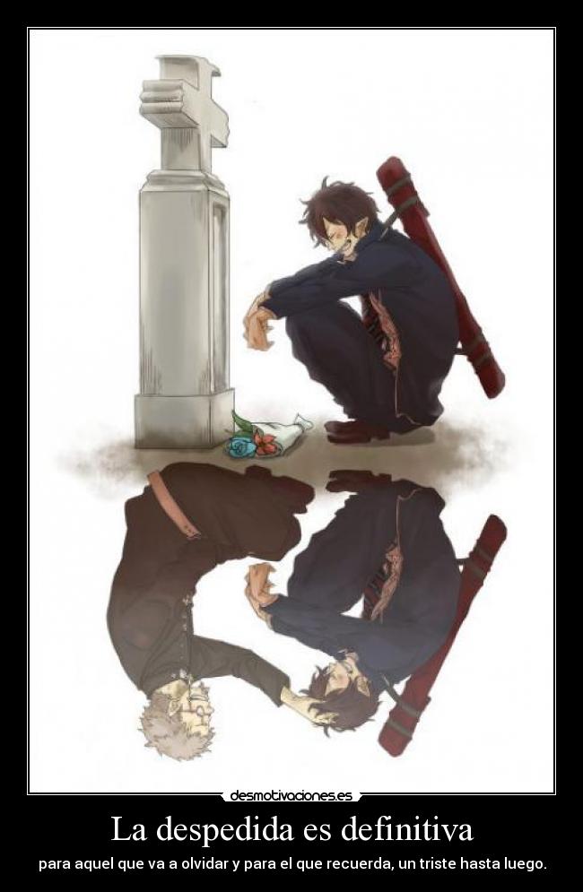 carteles exorcist okumura rin fujimoto desmotivaciones