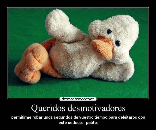 Queridos desmotivadores -
