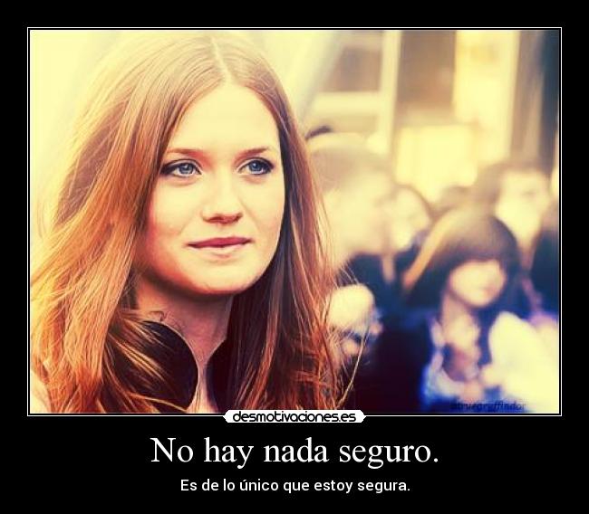 carteles seguro segura que mas por heermioneweasley harry potter desmotivaciones
