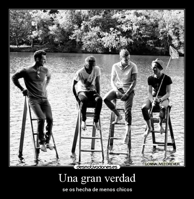 Una gran verdad - se os hecha de menos chicos