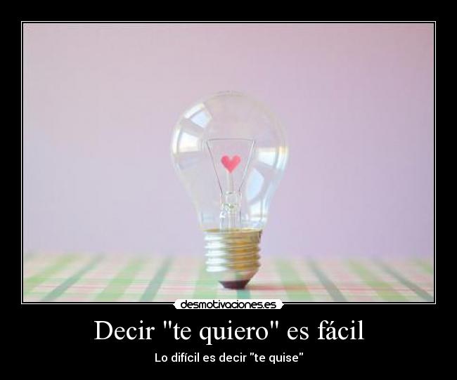 Decir te quiero es fácil - 