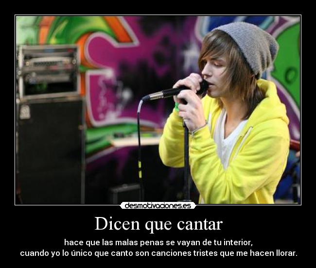 Dicen que cantar -