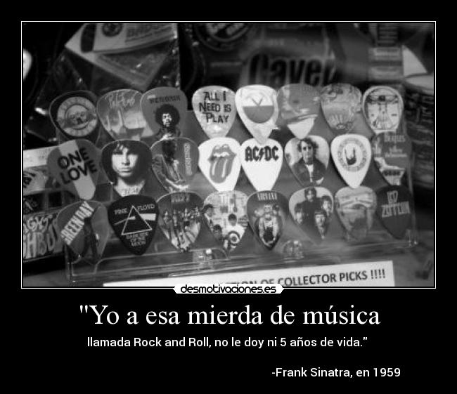 Yo a esa mierda de música - 