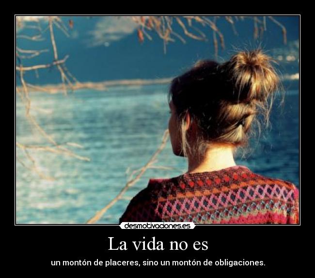 La vida no es - 
