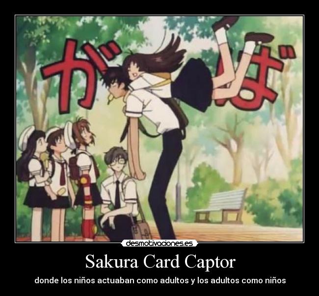 carteles sakura anime manga desmotivaciones