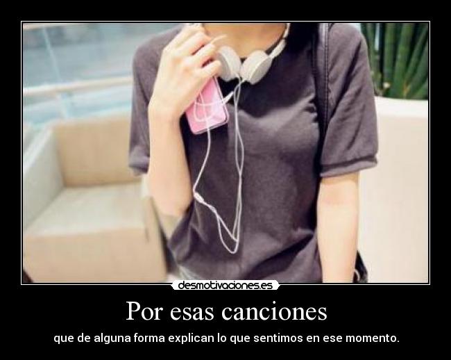 Por esas canciones -