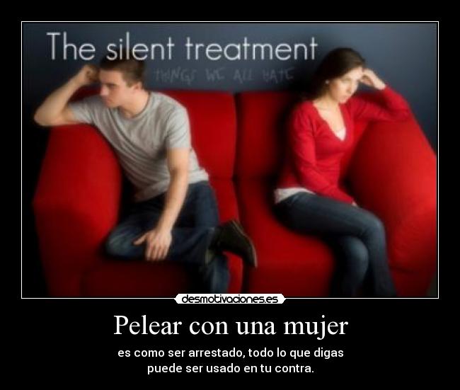 Pelear con una mujer - 