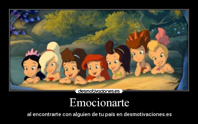 Emocionarte - al encontrarte con alguien de tu país en desmotivaciones.es