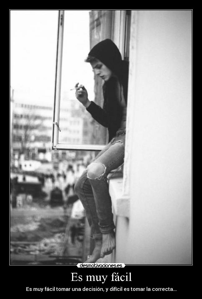 carteles decisiones facil correcta desmotivaciones