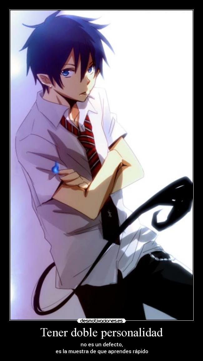 Tener doble personalidad - 
