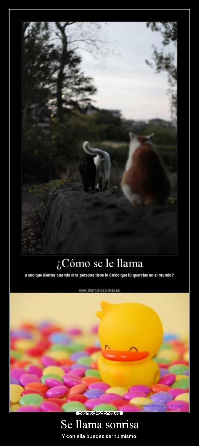 Se llama sonrisa - Y con ella puedes ser tu mismo.