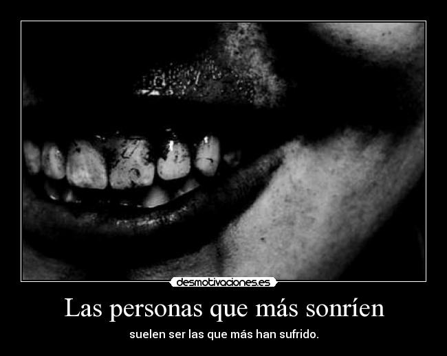 Las personas que más sonríen -