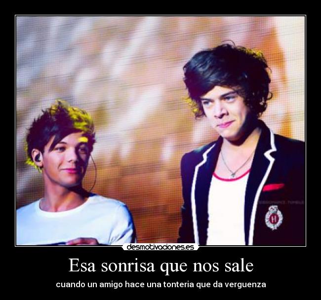 Esa sonrisa que nos sale -