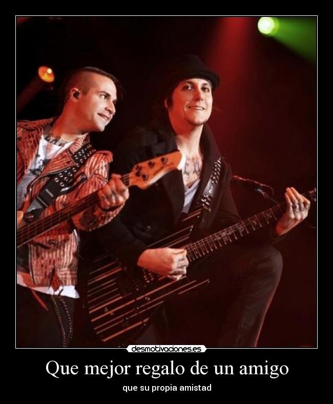 Que mejor regalo de un amigo - que su propia amistad