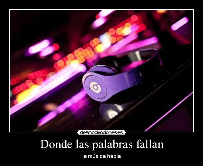 Donde las palabras fallan - 