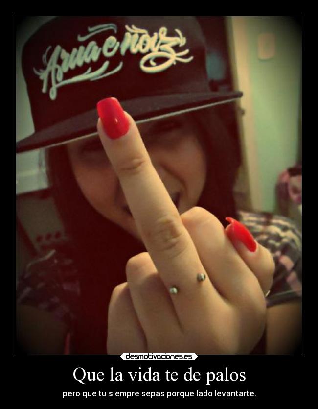 Que la vida te de palos - 