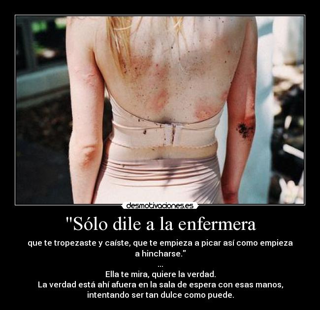 Sólo dile a la enfermera -