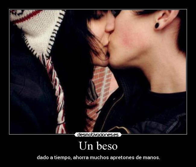 Un beso -