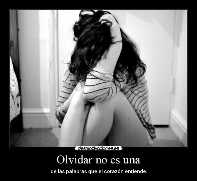 Olvidar no es una - 