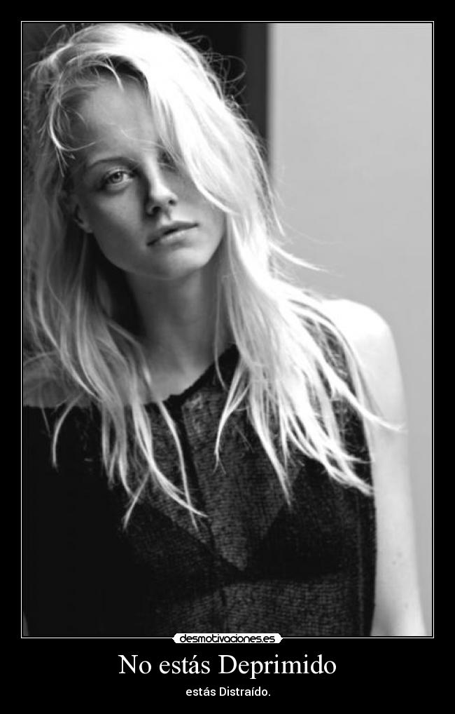 No estás Deprimido -
