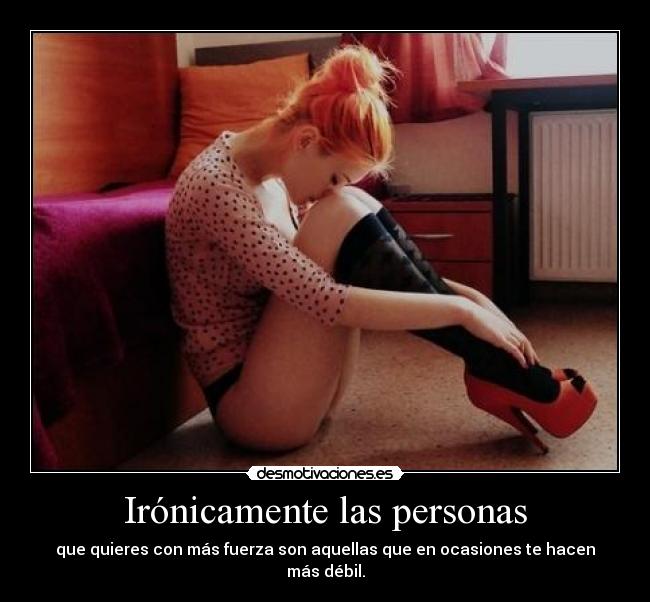 Irónicamente las personas - 