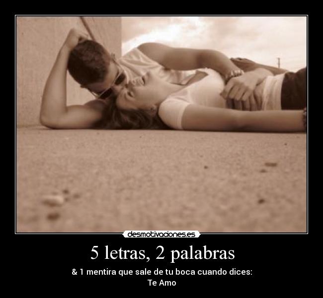 5 letras, 2 palabras -