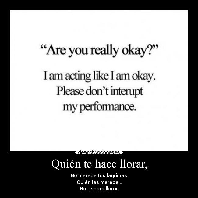 carteles llorar amor desmotivaciones