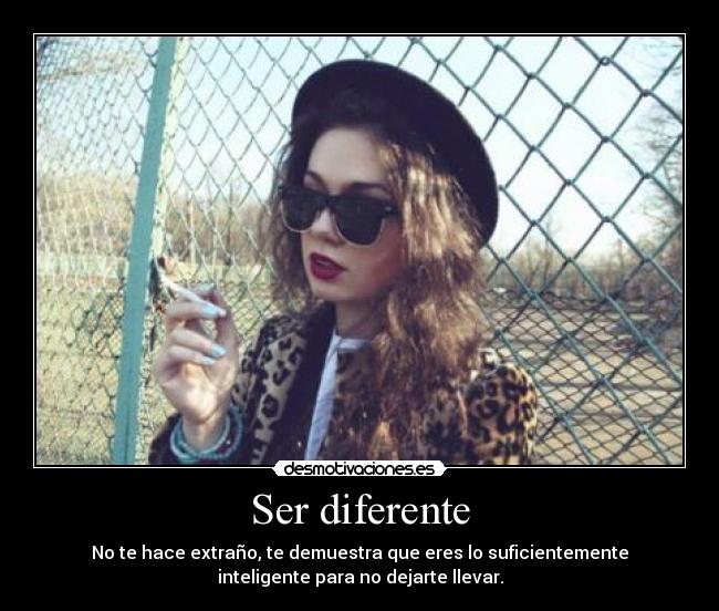 Ser diferente -