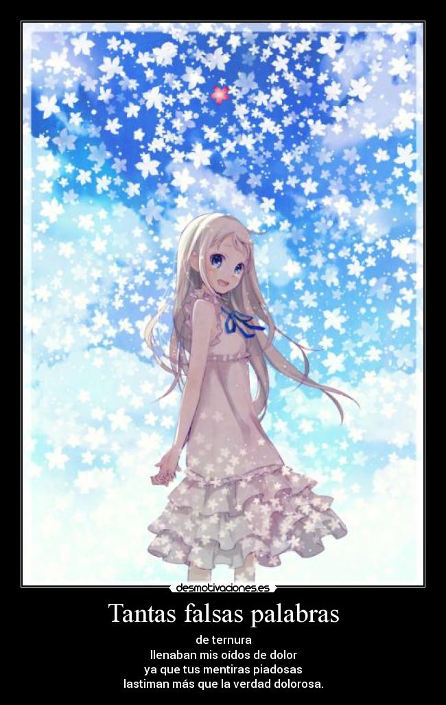 Tantas falsas palabras -