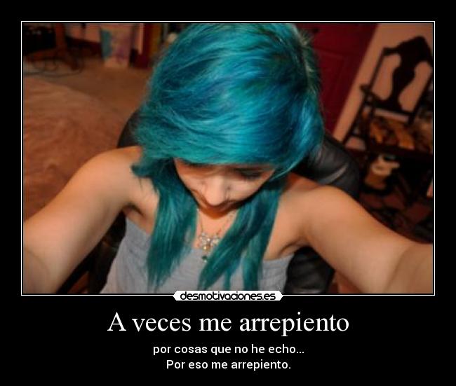 A veces me arrepiento - 