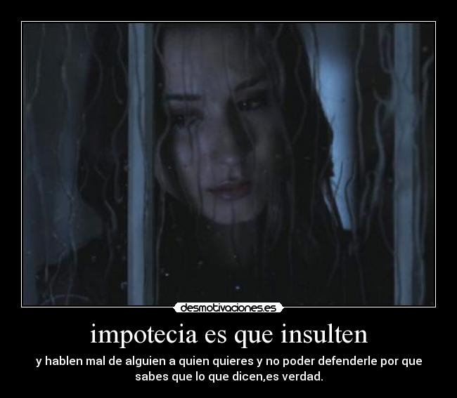 impotecia es que insulten - 