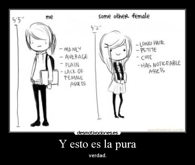 Y esto es la pura - verdad.