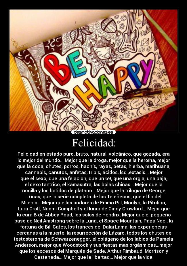 Felicidad: - 