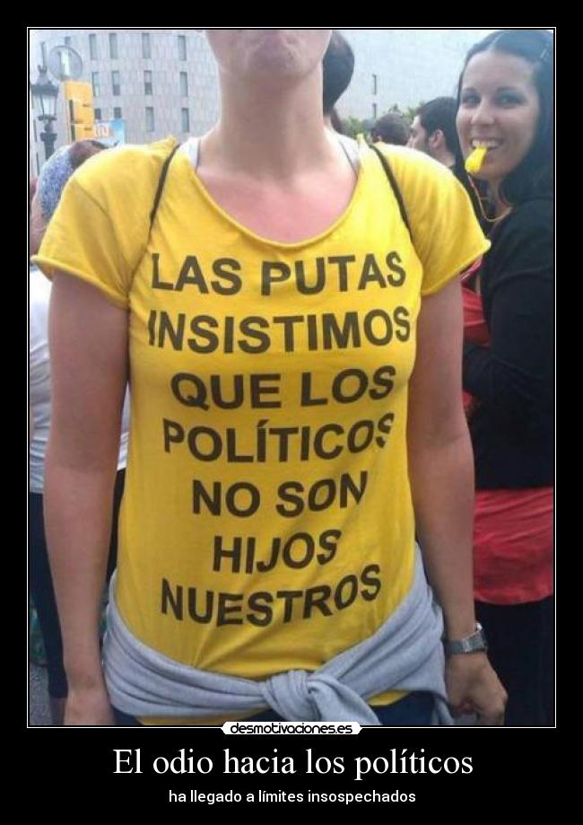 carteles odio odio hacia desmotivaciones