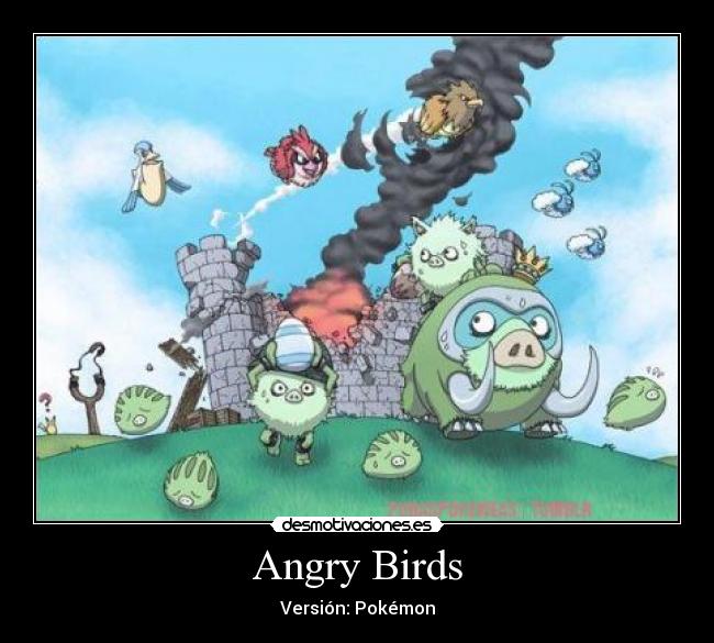 Angry Birds - Versión: Pokémon