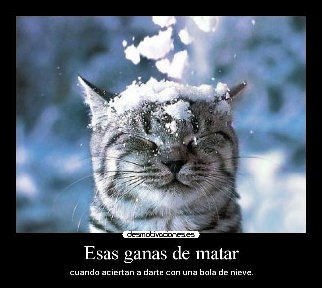 Esas ganas de matar -