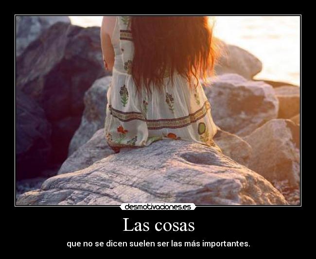 Las cosas -