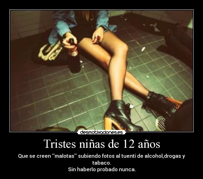 Tristes niñas de 12 años - 