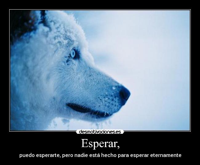 Esperar, - 