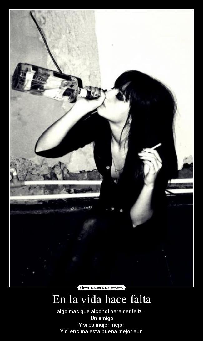 En la vida hace falta -