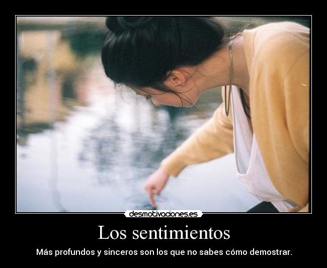 Los sentimientos - 